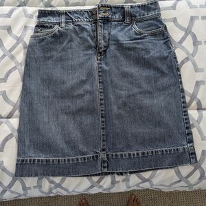 Eddie Bauer Vintage Denim Skirt Size 4